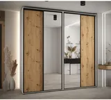 Skriňa s posuvnými dverami so zrkadlom vysoká Davos 3 240 hĺbka 45 cm