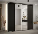 Skriňa s posuvnými dverami so zrkadlom vysoká Davos 3 240 hĺbka 45 cm