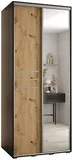 Skriňa s posuvnými dverami so zrkadlom Davos 11 110 cm 60 cm