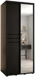 Skriňa s posuvnými dverami so zrkadlom Davos 11 110 cm 60 cm
