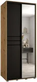 Skriňa s posuvnými dverami so zrkadlom Davos 11 110 cm 60 cm