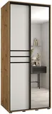 Skriňa s posuvnými dverami so zrkadlom Davos 11 110 cm 60 cm