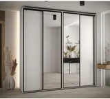 Skriňa s posuvnými dverami so zrkadlom vysoká Davos 3 240 hĺbka 45 cm