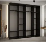Skriňa s posuvnými dverami so zrkadlom vysoká Davos 3 240 hĺbka 45 cm