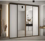 Skriňa s posuvnými dverami so zrkadlom vysoká Davos 3 240 hĺbka 45 cm