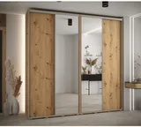Skriňa s posuvnými dverami so zrkadlom vysoká Davos 3 240 hĺbka 45 cm