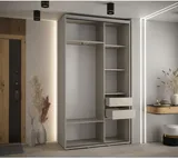 Skriňa s posuvnými dverami Dakota 6 140 cm 45 cm hĺbky