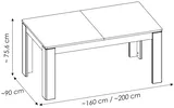 Rozkladací stôl Lazio
