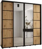 Skriňa s posuvnými dverami so zrkadlom Davos 5 230 cm 45 cm hĺbky