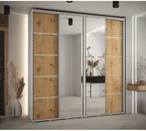 Skriňa s posuvnými dverami so zrkadlom Davos 5 230 cm 45 cm hĺbky
