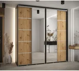 Skriňa s posuvnými dverami so zrkadlom Davos 5 230 cm 45 cm hĺbky