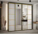 Skriňa s posuvnými dverami so zrkadlom Davos 5 230 cm 45 cm hĺbky