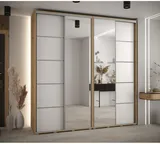 Skriňa s posuvnými dverami so zrkadlom Davos 5 230 cm 45 cm hĺbky