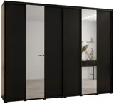 Skriňa s posuvnými dverami so zrkadlom vysoká Davos 3 300 hĺbka 60 cm