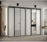 Skriňa s posuvnými dverami so zrkadlom vysoká Davos 3 300 hĺbka 60 cm