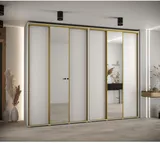 Skriňa s posuvnými dverami so zrkadlom vysoká Davos 3 300 hĺbka 60 cm