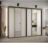 Skriňa s posuvnými dverami so zrkadlom vysoká Davos 3 300 hĺbka 60 cm