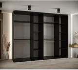 Skriňa s posuvnými dverami so zrkadlom vysoká Davos 3 300 hĺbka 60 cm