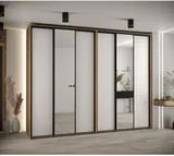 Skriňa s posuvnými dverami so zrkadlom vysoká Davos 3 300 hĺbka 60 cm