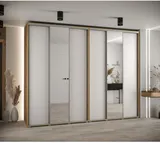 Skriňa s posuvnými dverami so zrkadlom vysoká Davos 3 300 hĺbka 60 cm