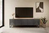 TV stolík Asha 200 na kovovom ráme