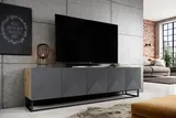 TV stolík Asha 200 na kovovom ráme