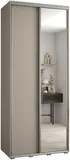 Skriňa s posuvnými dverami so zrkadlom Dakota 3 120 cm 60 cm hĺbky