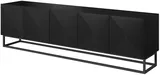 TV stolík Asha 200 na kovovom ráme