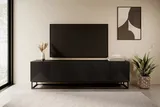 TV stolík Asha 200 na kovovom ráme