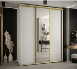 Skriňa s posuvnými dverami so zrkadlom vysoká Davos 3 190 hĺbka 60 cm
