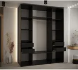 Skriňa s posuvnými dverami so zrkadlom vysoká Davos 3 190 hĺbka 60 cm