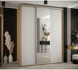 Skriňa s posuvnými dverami so zrkadlom vysoká Davos 3 190 hĺbka 60 cm