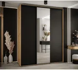 Skriňa s posuvnými dverami so zrkadlom vysoká Davos 3 190 hĺbka 60 cm