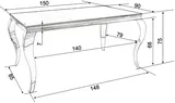 Stôl Prince 150 cm