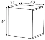 Závesná skrinka Asha 40 cm