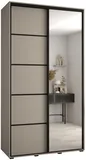 Skriňa s posuvnými dverami so zrkadlom Dakota 5 140 cm 60 cm hĺbky