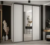 Skriňa s posuvnými dverami so zrkadlom vysoká Davos 3 200 hĺbka 60 cm