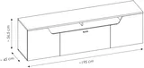 TV stolík Cut out