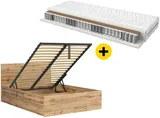 Zostava posteľ Tetrix 140x200 s roštom a matracom Ceres