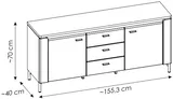 TV stolík Lazio