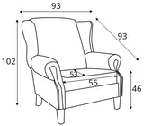 Kreslo Bedfort