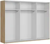 Skriňa s posuvnými dverami Glamour so zrkadlom 270 cm