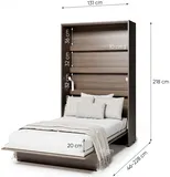 Sklápacia posteľ vertikálna 120 Bed Concept