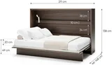 Sklápacia posteľ vodorovná 120 Bed Concept