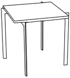 Odkladací stolík Borge 50