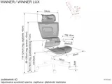 Kreslo Winner Lux