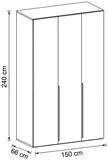 Skriňa Flex 150 cm