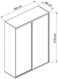 Skriňa Flex 180 cm