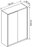 Skriňa Flex 150 cm