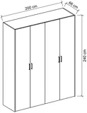 Skriňa Flex 200 cm